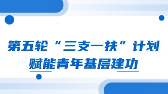 第五轮“三支一扶”计划赋能青年基层建功